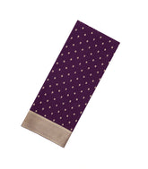 Dark Purple Woven Mysore Silk Saree With Floral Motifs-MS3404