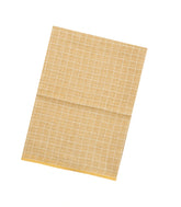 Sandal Woven Linen Saree With Checks & Contrast Selvage-LI0699