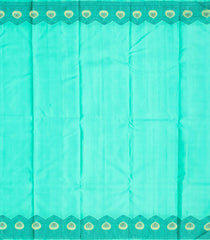Aqua Green Handloom Rasaleela Silk Saree - KA12634