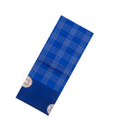 Royal Blue Handloom Banarasi Silk Saree With Zari Checks-BE1869