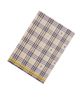 Taupe Woven Kadappa Cotton Saree With Checks-KN0751