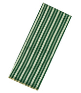 Dark Green Woven Banarasi Khadi Georgette Silk Saree With Stripes-BE1506