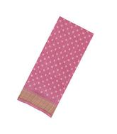 Dusty Pink Printed Synthetic Moss Chiffon Saree With Checks-BL5731