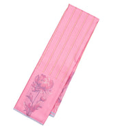 BubbleGum Pink Handloom Kanchipuram Silk Saree With Zari Stripes-KA12586