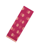Peach Woven Mysore Silk Saree With Floral Buttas-MS3436