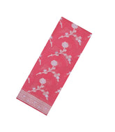 Peach Woven Dupion Silk Saree With Floral Buttas-DS0571