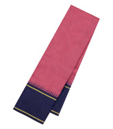 Crimson Handloom Korvai Kanchipuram Silk Saree With Checks-KA16215