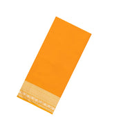 Mustard Woven Blended Satin Saree With Zari Border-BL6019