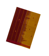 Oil Mustard Woven Kadappa Cotton Saree With Buttas-KN0724