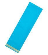 Turquoise Woven Mysore Silk Saree With Zari Border-MS3710