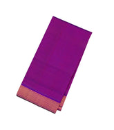 Purple Handloom Vairaoosi Kanchipuram 9 Yards Silk Saree With Zari Border-KA13413