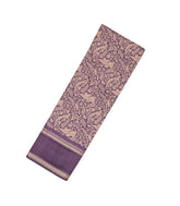 Lilac Woven Synthetic Dupion Saree With Peacock Motifs-BL3624