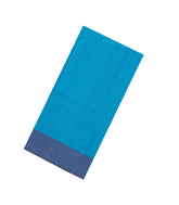 Sky Blue Handloom Soft Silk Saree With Checks & Floral Border-SO4591