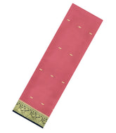 Peach Woven Mysore Silk Saree With Buttas & Contrast Border-MS3622