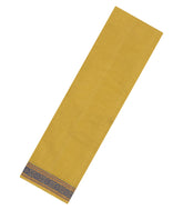 Yellow Handloom Kanchi Cotton Saree With Contrast Border-KC1782