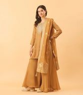 Mustard Yellow Festive Sharara Set