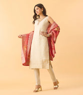 Off- White festive kurta set