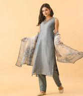 Light Blue Festive Kurta Set