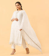 Festive Off-White Kurta Set