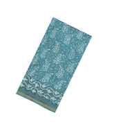 Light Blue Handloom Chanderi Cotton Saree With Printed Motifs-CC1367