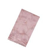 Dusty Pink Woven Organza Saree With Embroidered Floral Motifs-EN1861