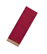 Crimson Printed Pure Georgette Silk Saree With Floral Motifs-PS0876
