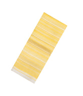Yellow Woven Pure Organza Silk Saree With Stripes-KS1065