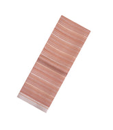 Peach Woven Pure Organza Silk Saree With Stripes-KS1066