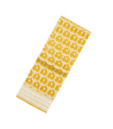 Yellow Woven Pure Organza Silk Saree With Floral Zari Motifs-KS1070