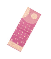 Dusty Pink Woven Pure Banarasi Organza Silk Saree With Floral Buttas-KS1162
