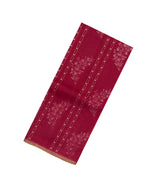 Magenta Printed Organza Silk Saree With Embroidery Stripes-KS1179