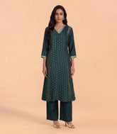 Emerald Green Festive Anarkali Set-RC5667