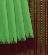 Green Handwoven Orissa Cotton Saree