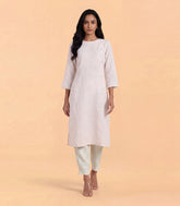 Pastel pink embroidered kurta-RC5721