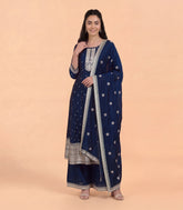 Royal Blue Festive Anarkali Set-RC5685