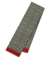 Grey Handloom Kanchipuram Silk Saree With Payadi Checks-KA16768
