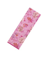 Baby Pink Printed Crepe Silk Saree With Floral Motifs-PS0897