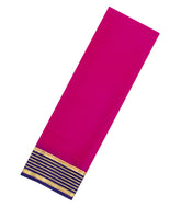Magenta Woven Mysore Silk Saree With Contrast Zari Border-MS3828