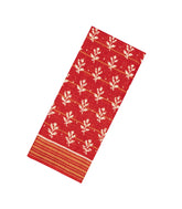 Red Printed Synthetic Dola Silk Saree With Zari Border-BL5056