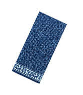 Indigo Printed Jaipur Cotton Saree With Floral Motifs-JC1444