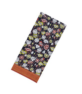 Black Printed Kalamkari Cotton Saree With Zari Border-KAL1211