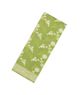 Cardamom Green Woven Dupion Silk Saree With Floral Buttas-DS0578