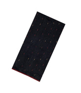 Black Handloom Bengal Cotton Saree With Meena Buttas-BG1990
