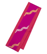 Magenta Handloom Kanchipuram Silk Saree With Stripes & Buttas-KA15481