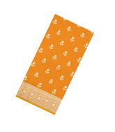 Mustard Woven Blended Satin Saree With Floral Zari Buttas-BL6016