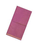 Pink Woven Tussar Silk Saree With Wave Motifs & Zari Border-TU3541