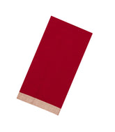 Red Handloom Bengal Cotton Saree With Contrast Border-BG1678