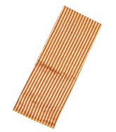 Rust Woven Banarasi Khadi Georgette Silk Saree With Stripes-BE1505