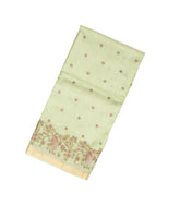 Cardamom Green Handloom Kota Silk Saree With Peacock Motifs-KO1037