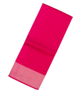 Magenta Handloom Banarasi Silk Saree With Striped Border-BE1700